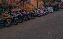 Gabungan Komunitas Motor Jawa Barat Ini Gelar Bakti Sosial di Bulan Ramadan