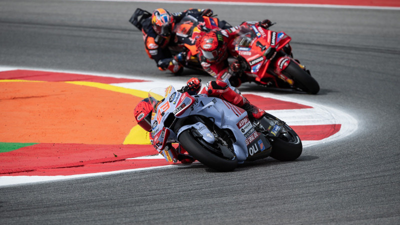 Podium di Sprint Race MotoGP Portugal, Marc Marquez Yakin Raih Hasil ...